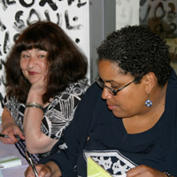 P Segal and Carol Francois Book signing